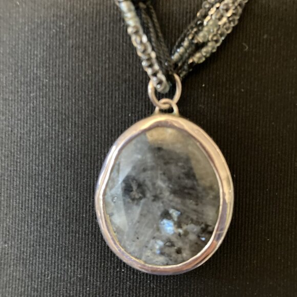 138 Silpada N1895 Stormy Nights Necklace - Picture 2 of 3